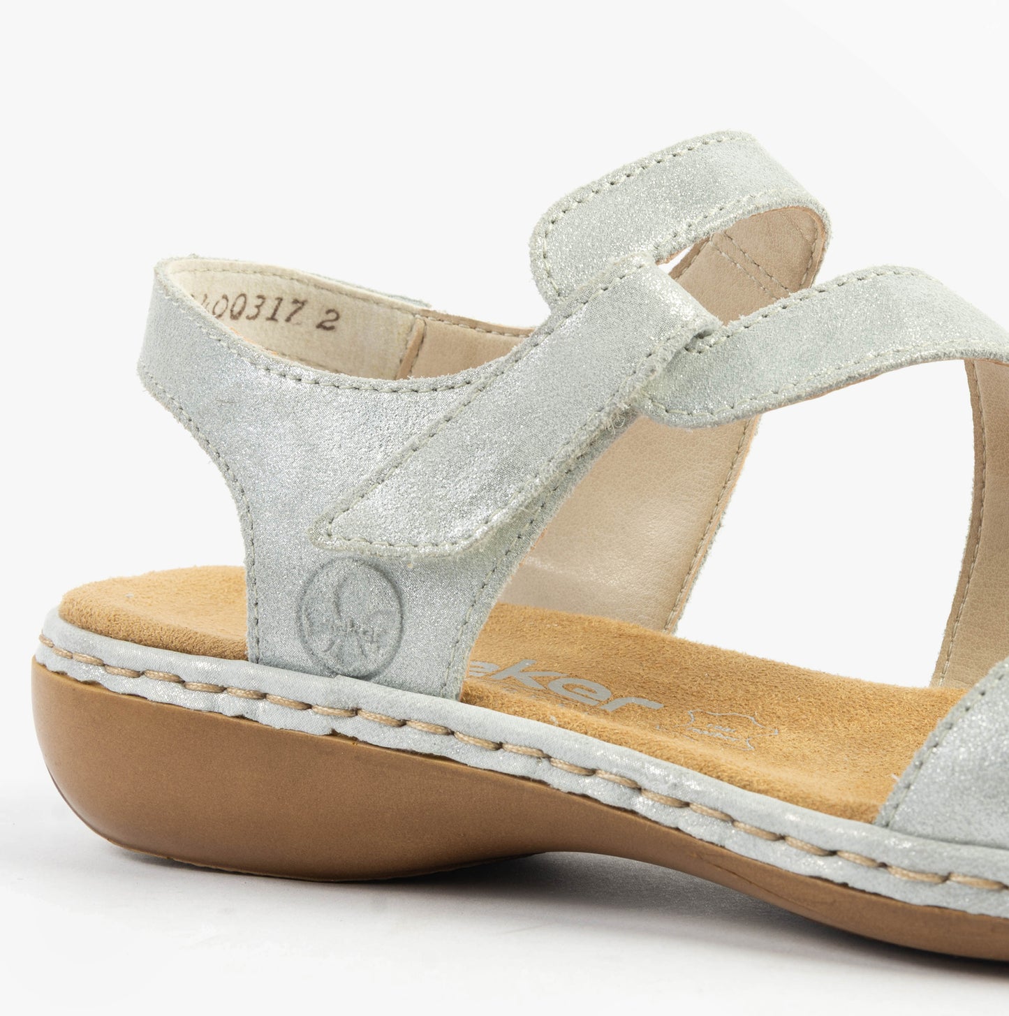 659C7-93 Womens Sandals Silver/Platinum