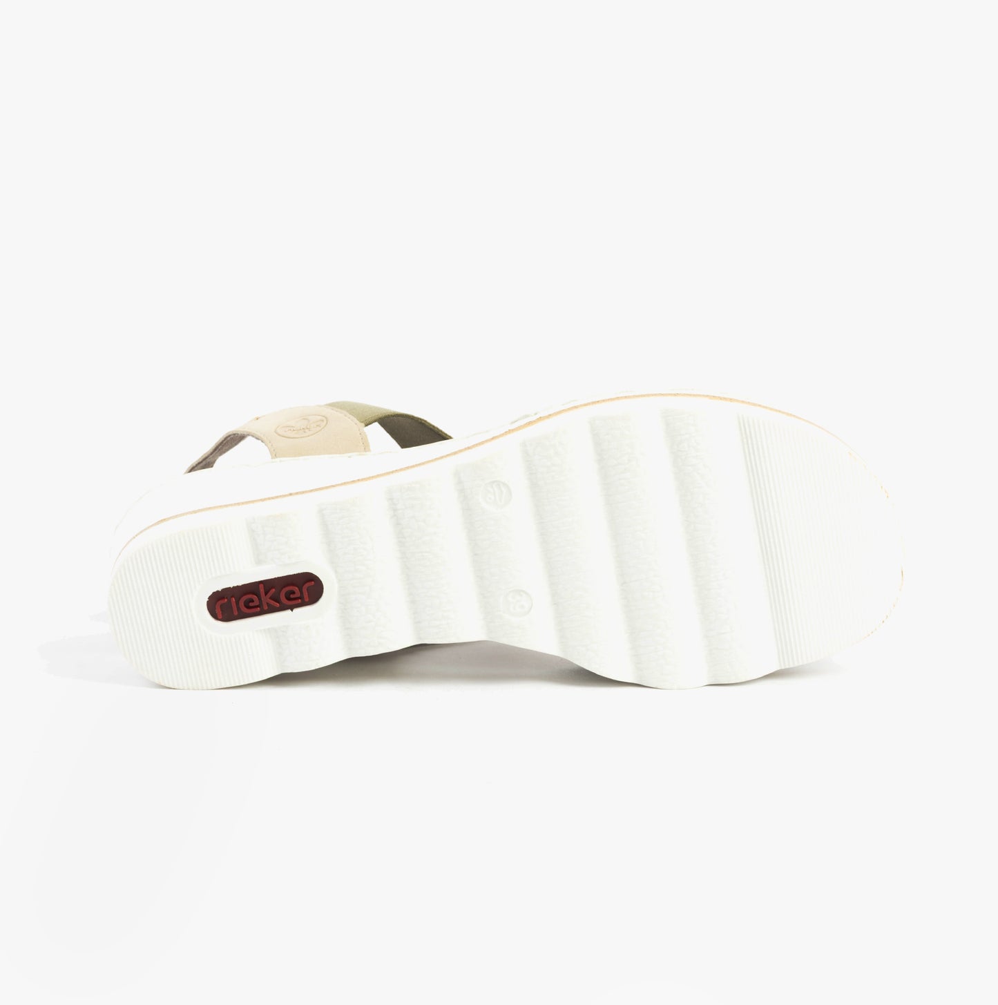 67498-52 Womens Sandals Green Combination