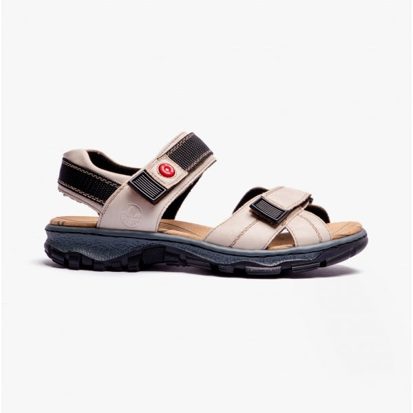 Rieker 68851 Womens Ankle Strap Sandals White