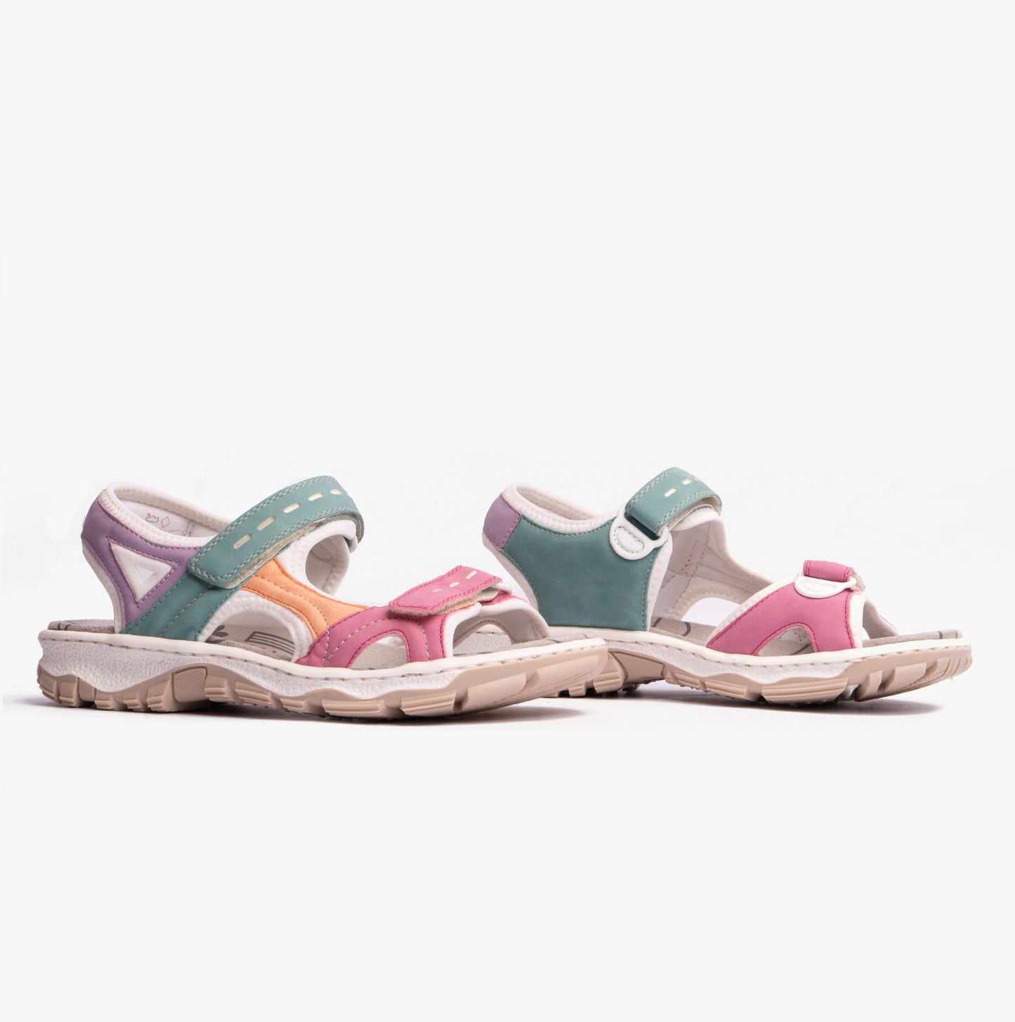 Rieker 68866 Womens Hiking & Trail Sandals Multi