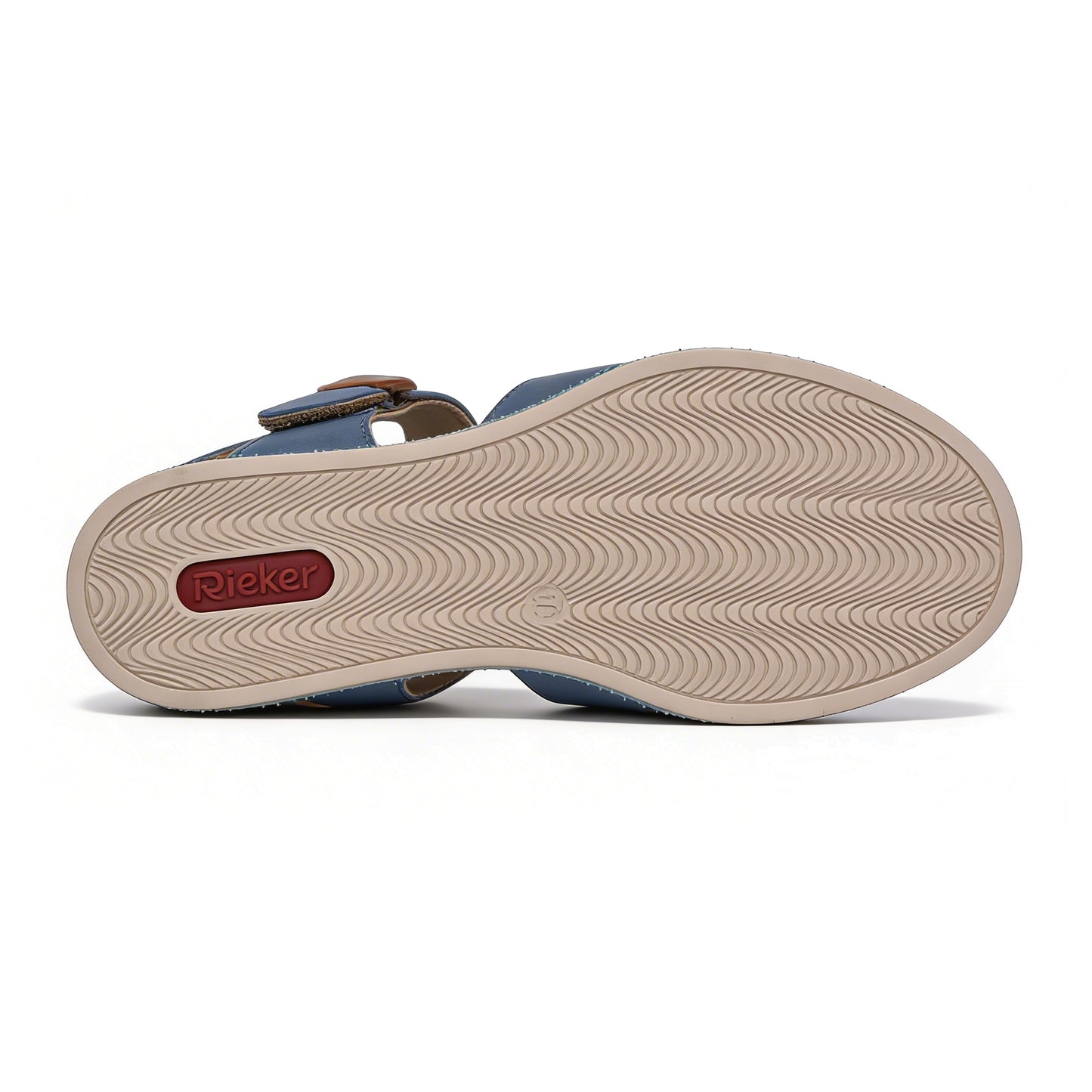 Rieker 69469 Womens Ankle Strap Sandals Blue