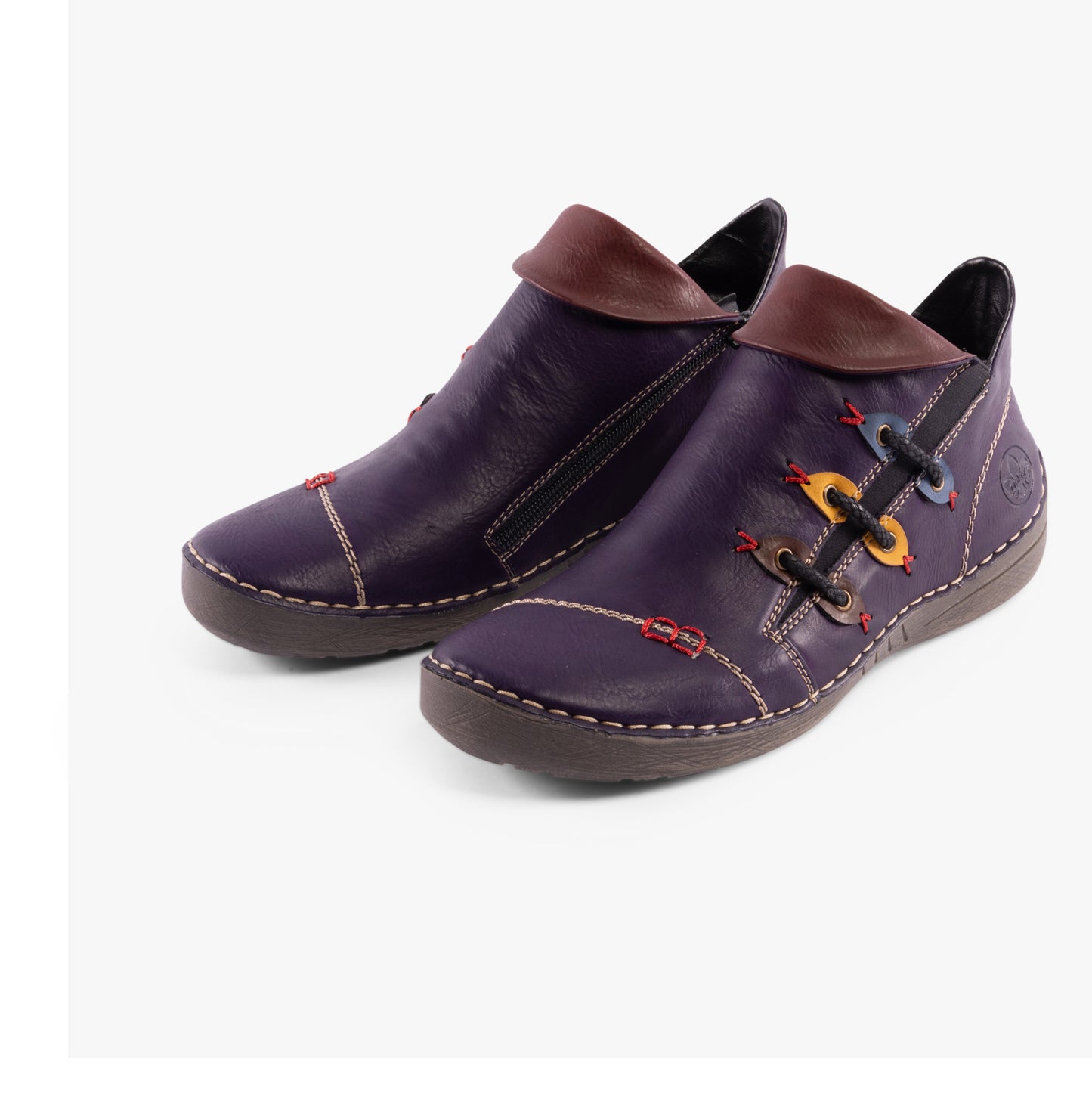 72581-30 Womens Ankle Boots Purple