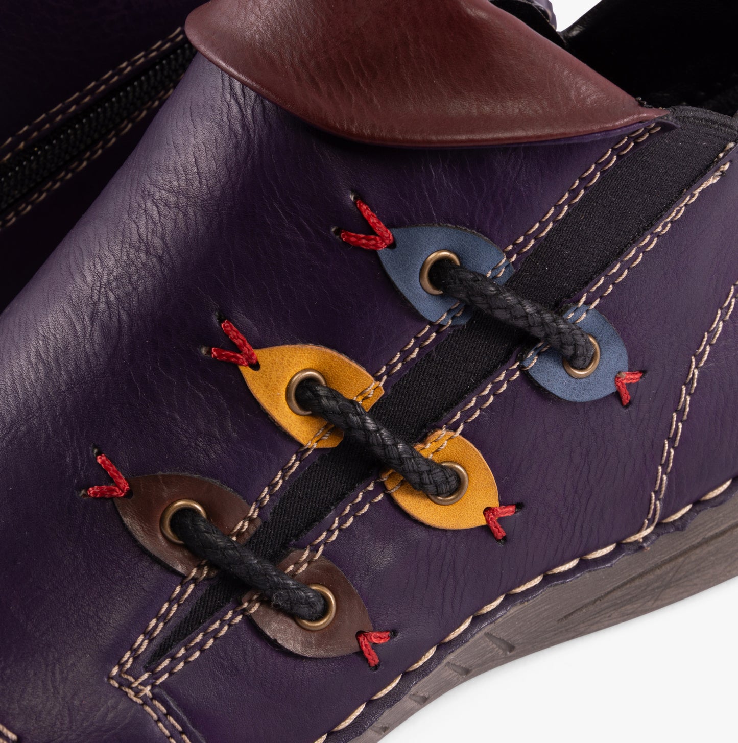 72581-30 Womens Ankle Boots Purple