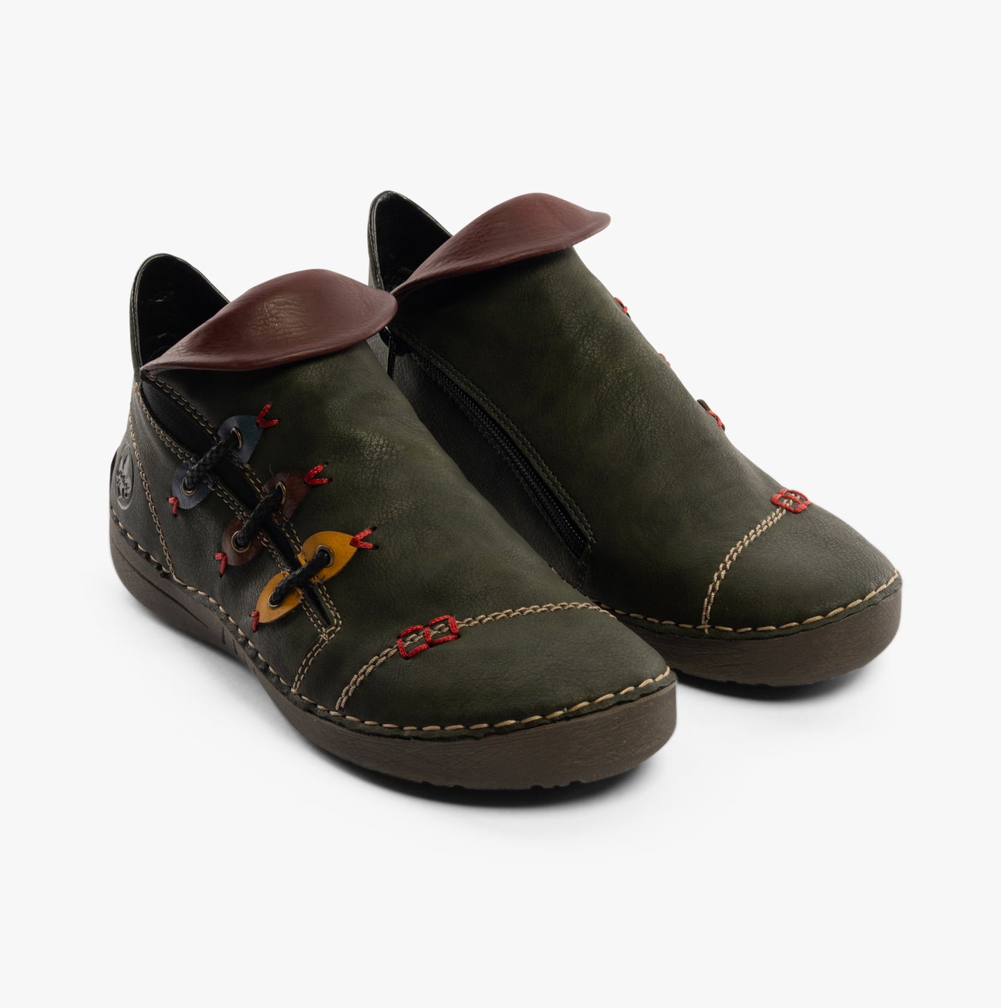 72581-54 Womens Ankle Boots Olive
