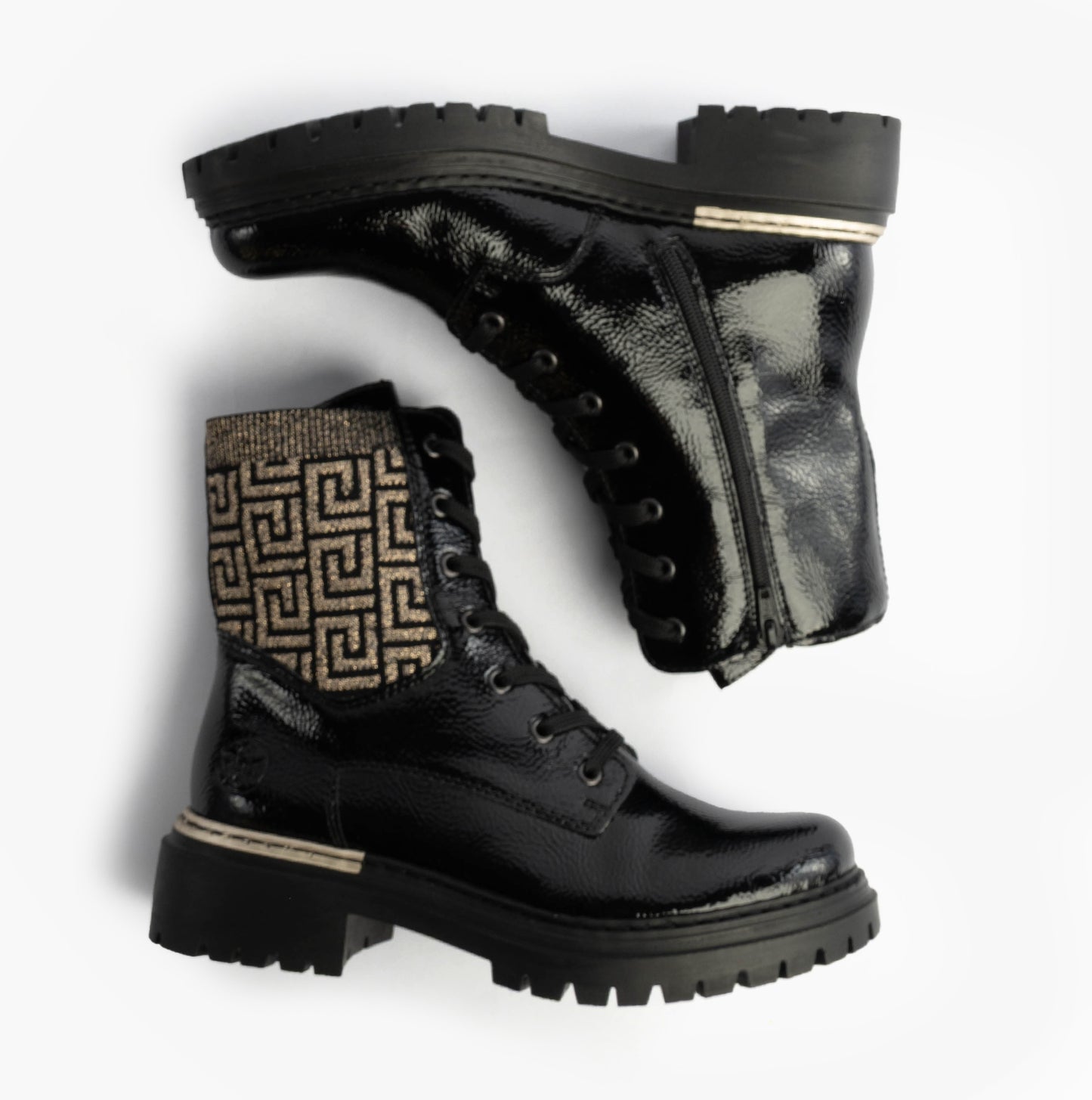 72607-00 Womens Boots Black Combination