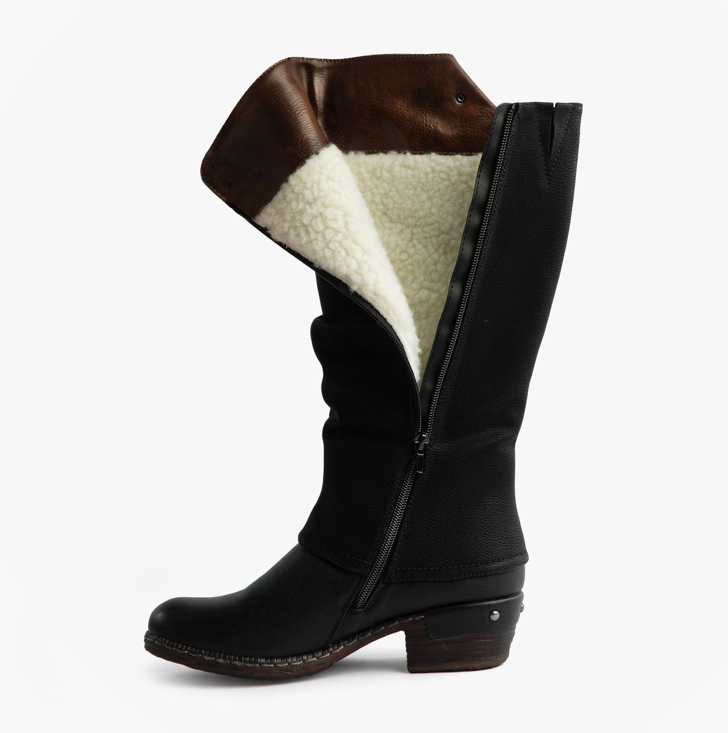 93655-00 Womens Knee High Boots Black