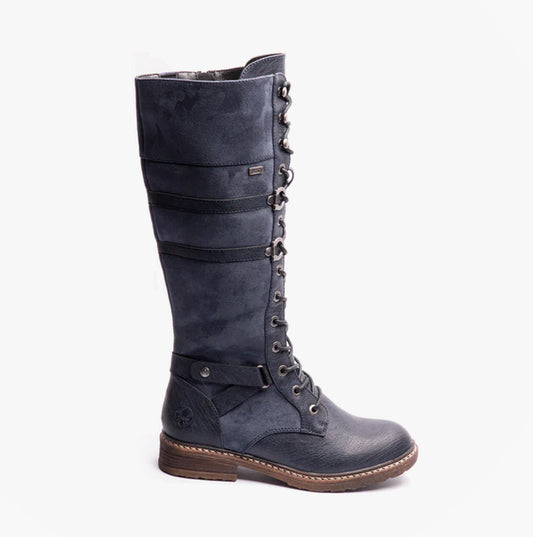 94732-14 Womens Knee High Boots Blue