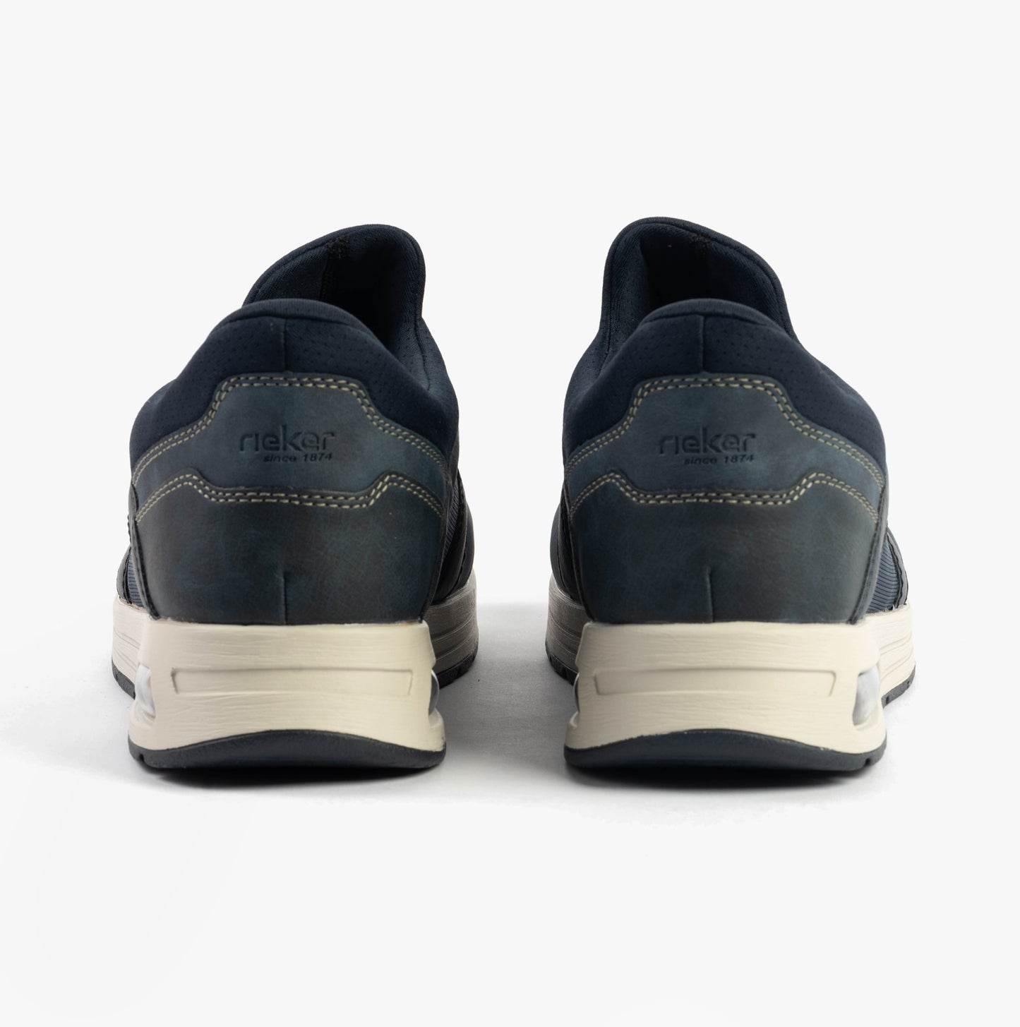 Rieker B1053-14 Mens Shoes Blue