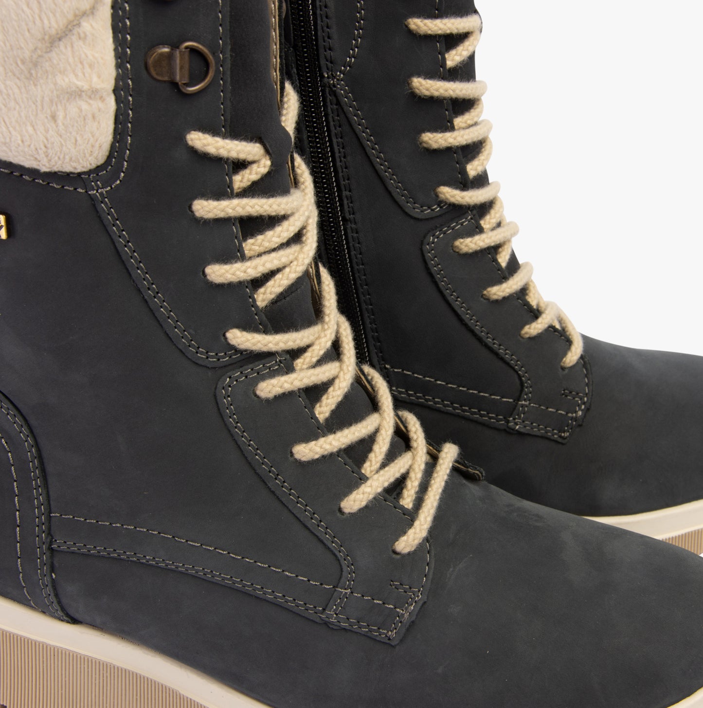 D1B76-14 Womens Boots Blue