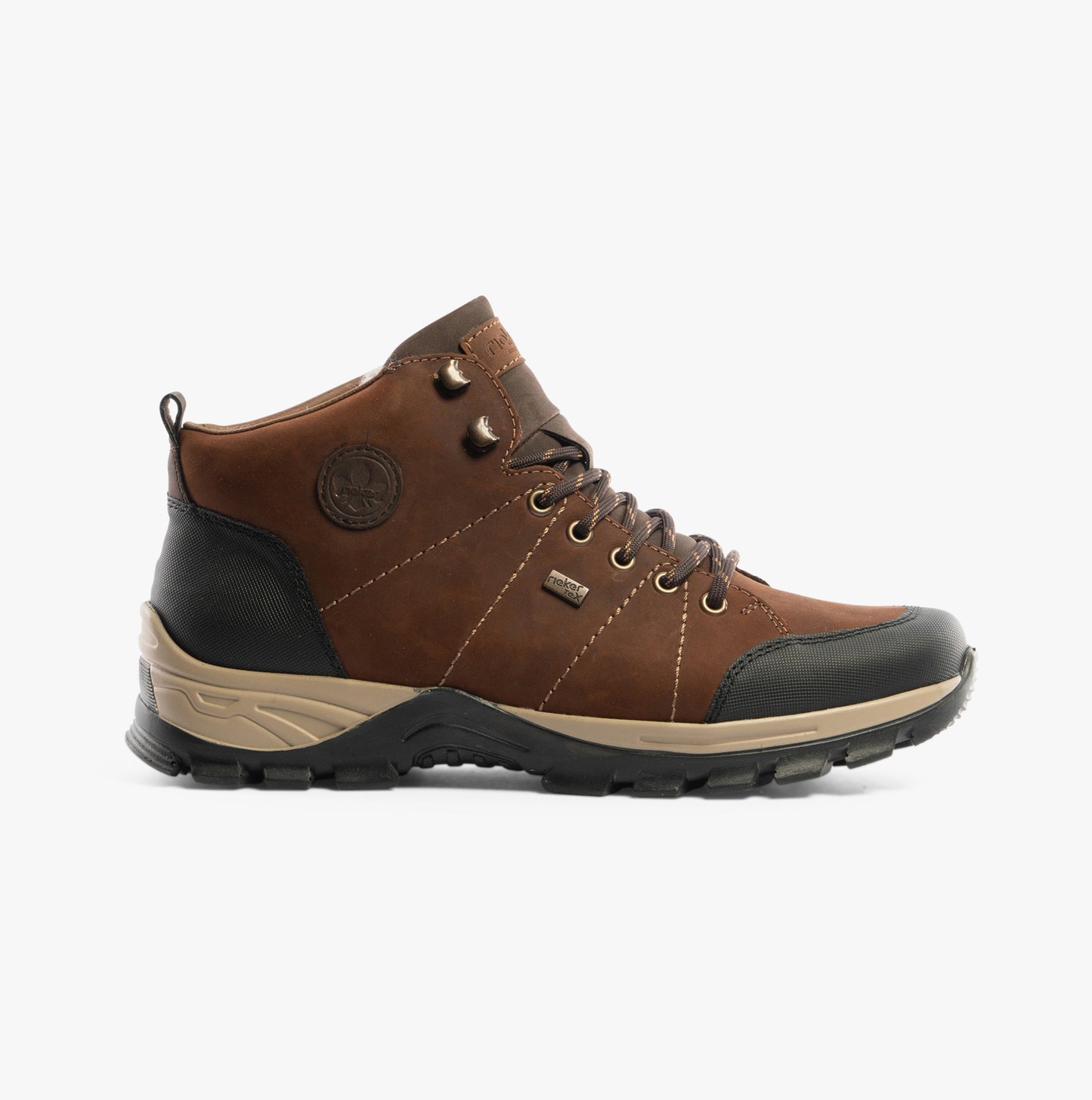 F6814-22 Mens Boots Brown