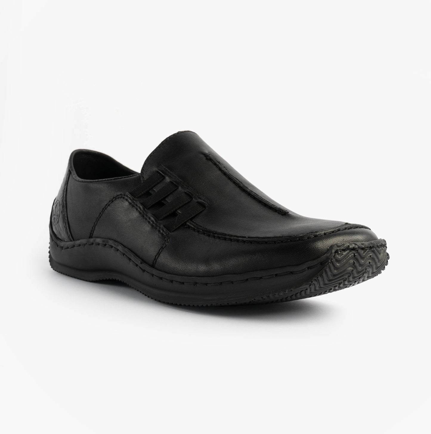 Rieker L1777-00 Celia Womens Slip-On Shoes Black