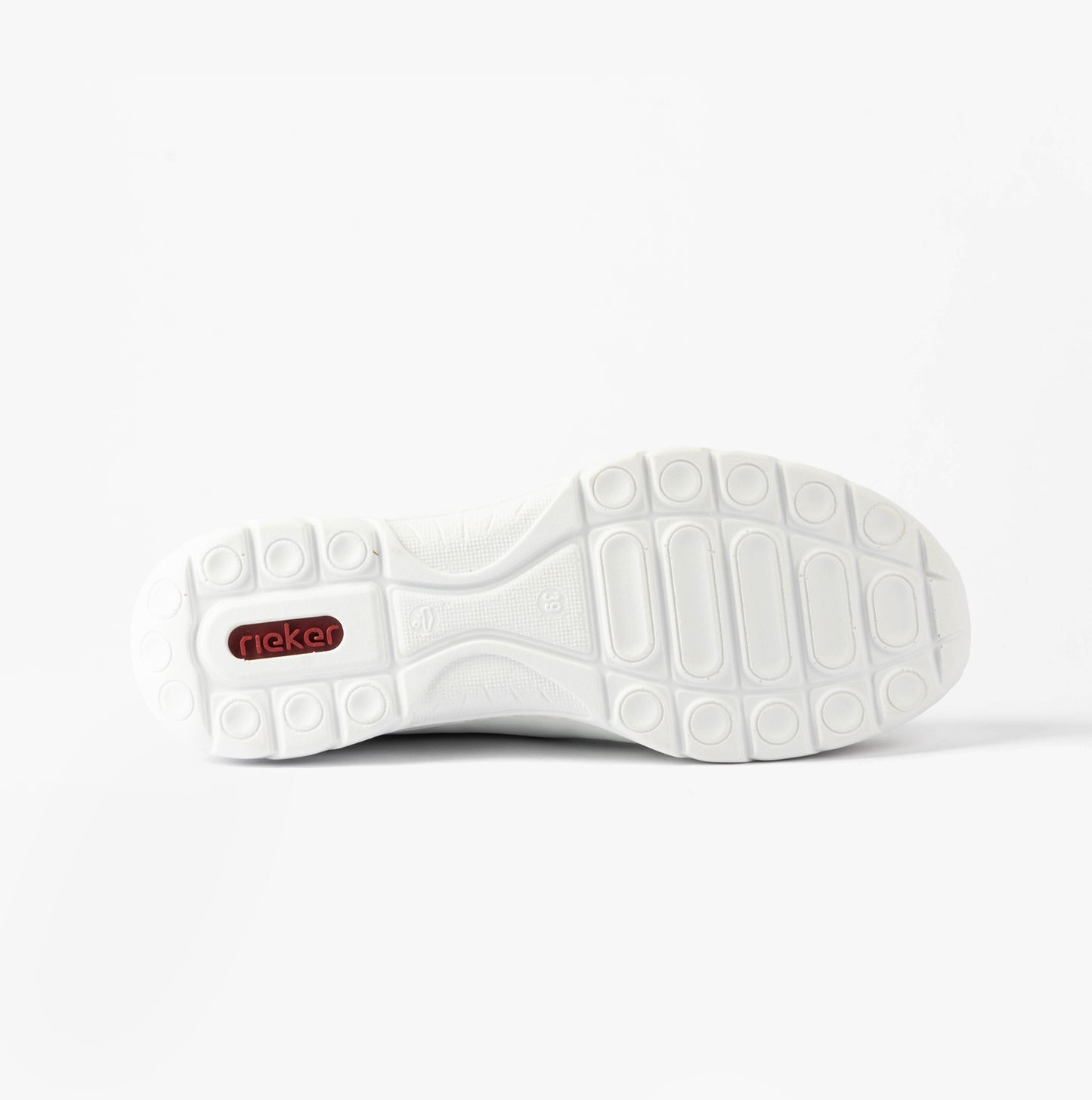 Rieker L32G9 Womens Casual Shoes White/Combi