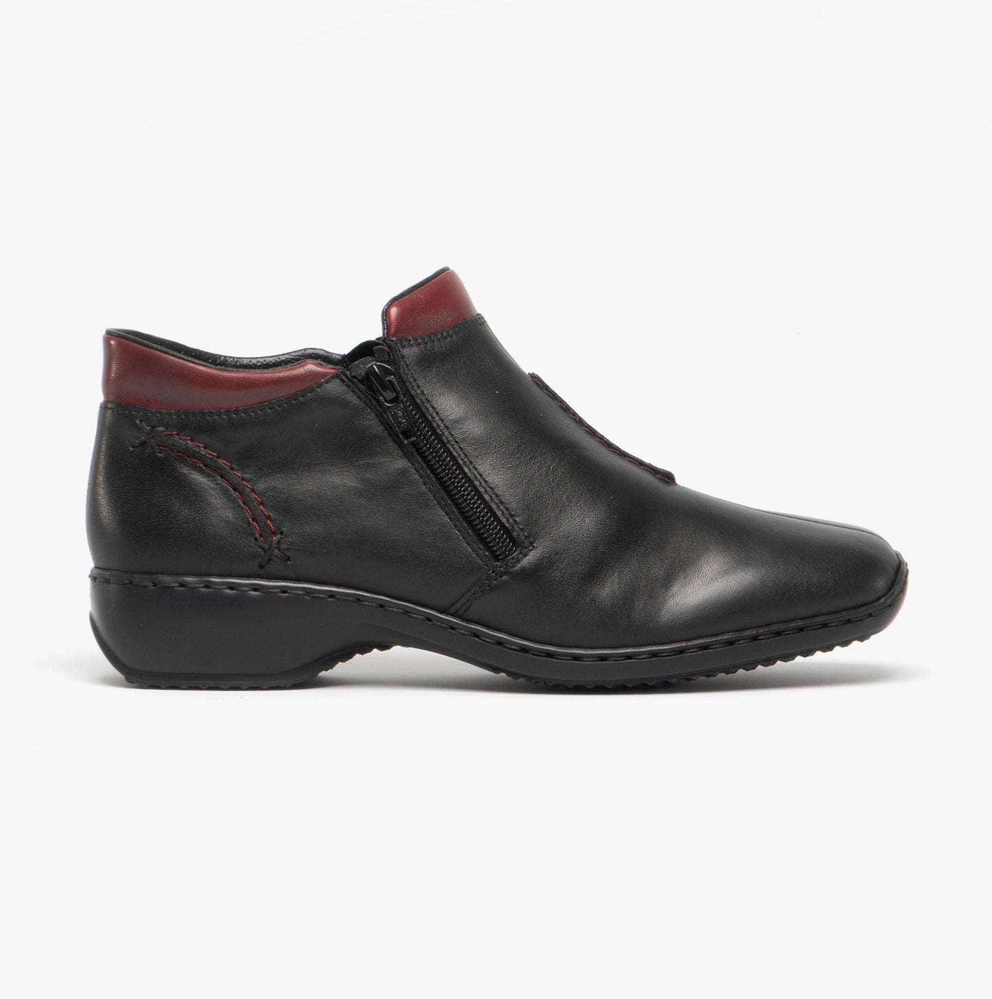 L3882-00 Womens Leather Boots Black