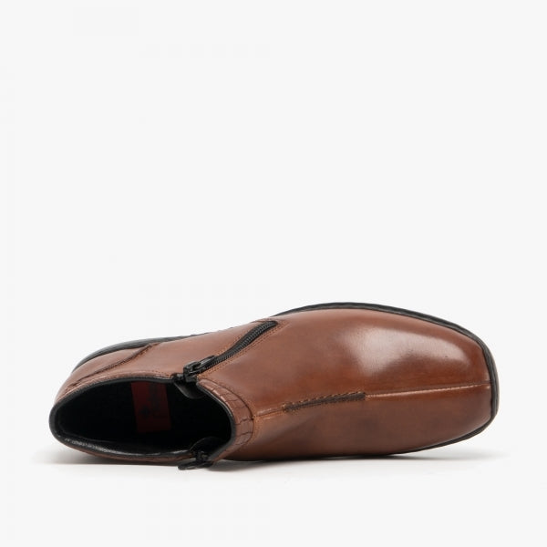 L3882-24 Womens Ankle Boots Nutmeg