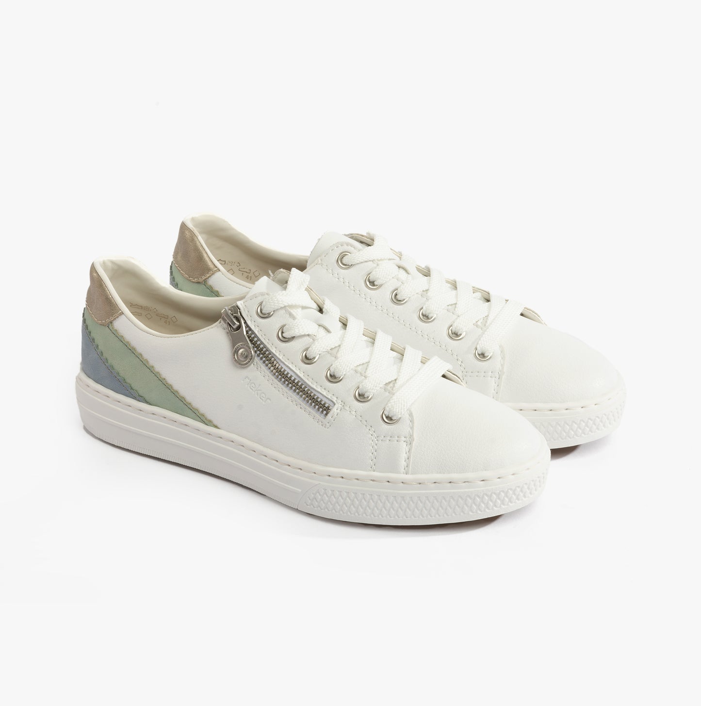 Rieker L5900-80 Womens Shoes White