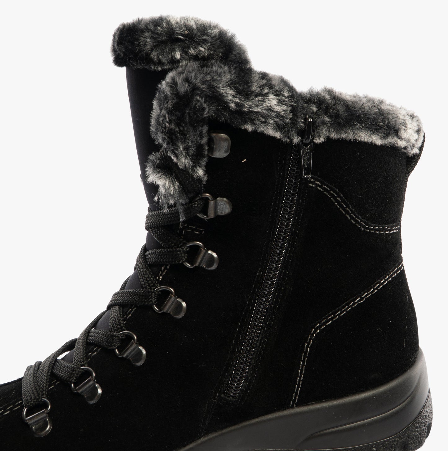 L7145-00 Womens Boots Black