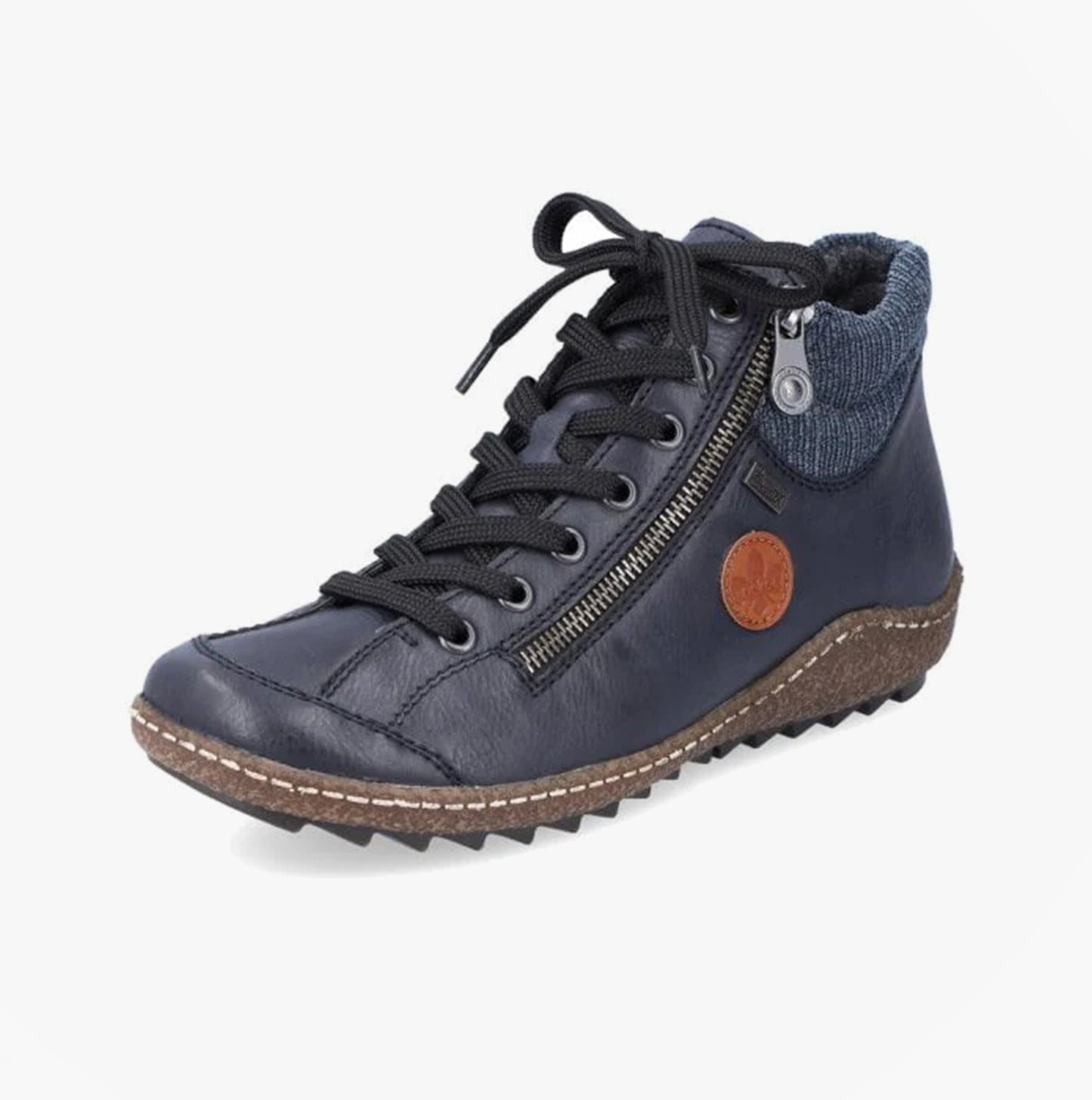 Rieker L7514-14 Womens Ankle Boots Blue