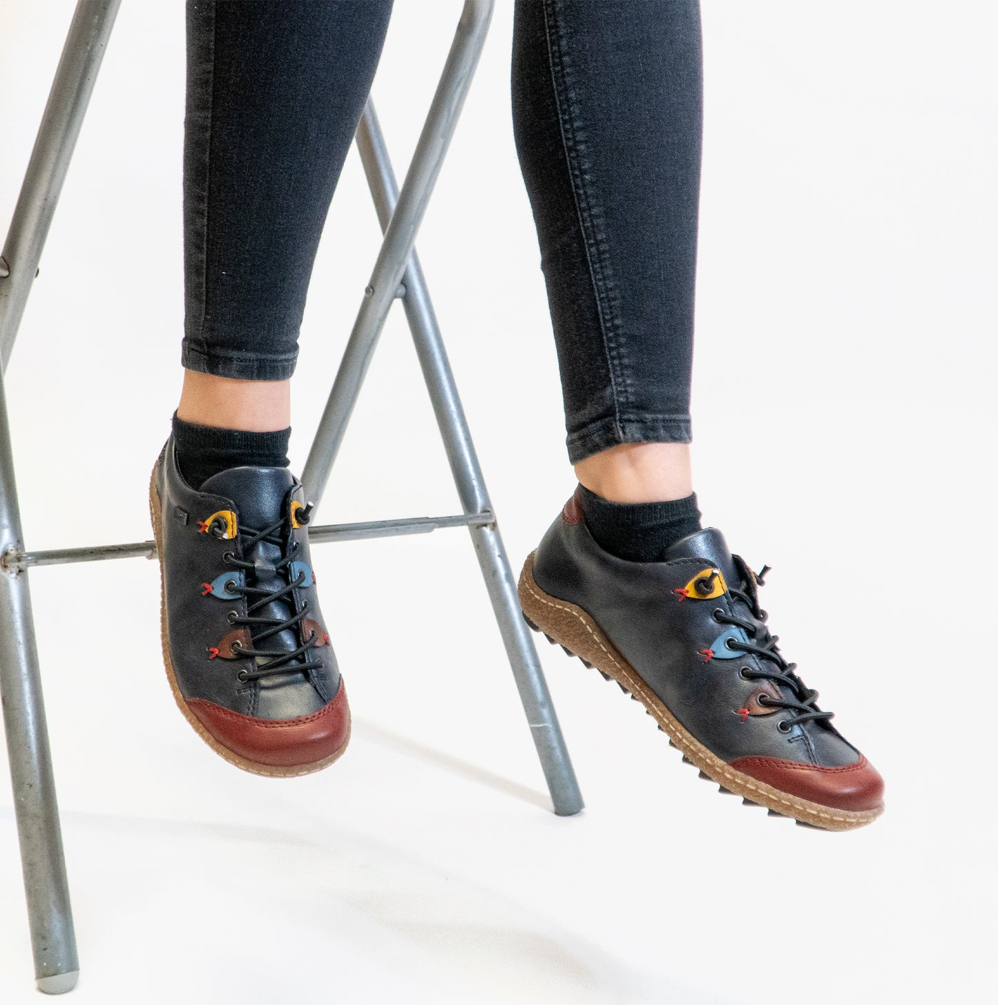 L7561-14 Womens Shoes Blue/Multi