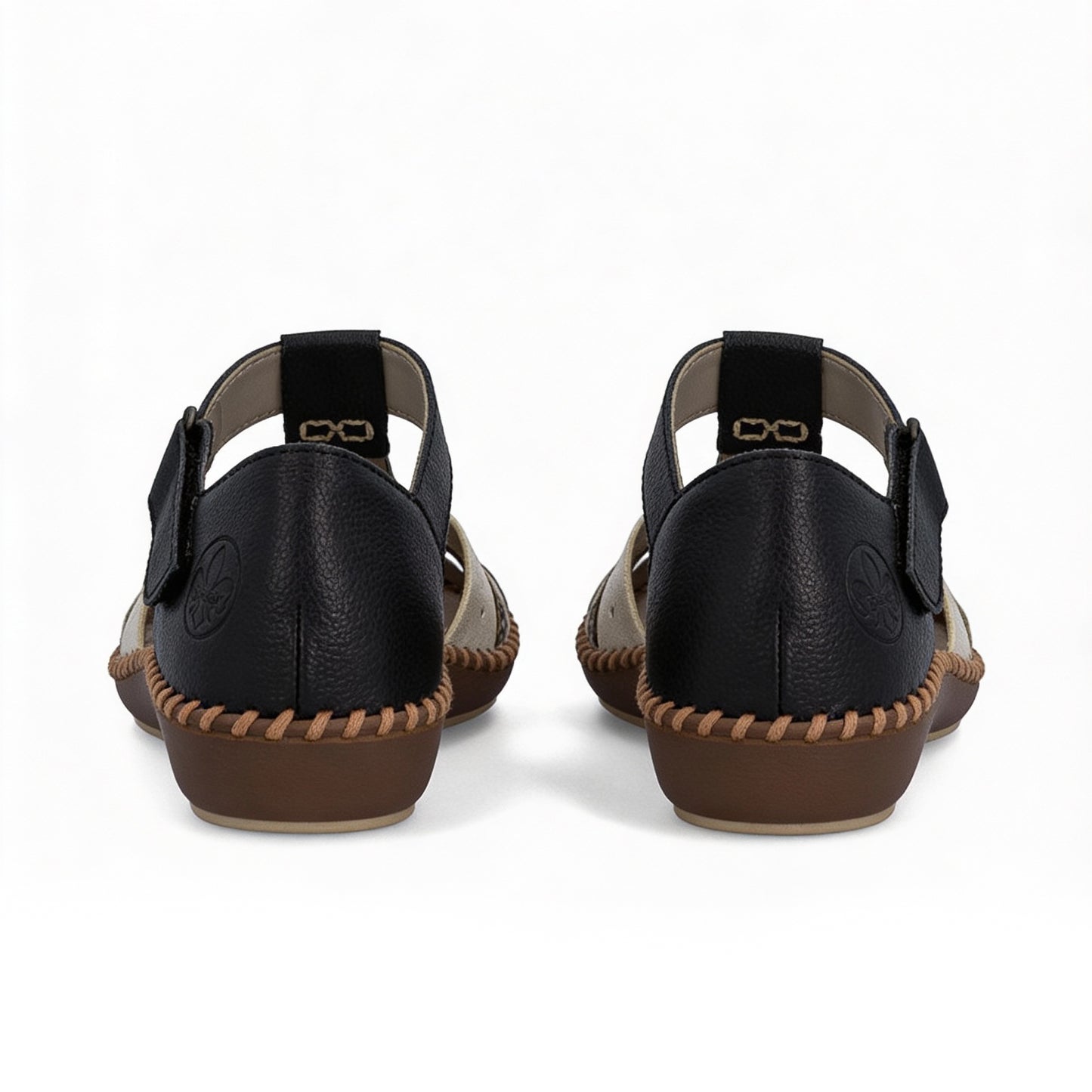 Rieker DESIDERIA Womens T-strap Sandals Black
