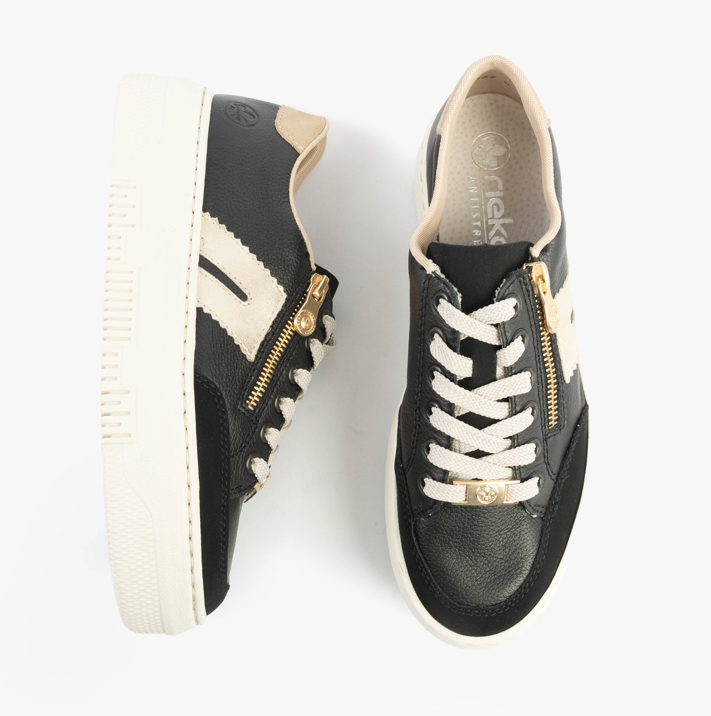 Rieker M1912 Womens Casual Shoes Black