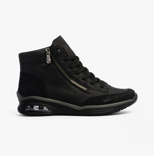 Rieker M5610-00 Womens Boots Black