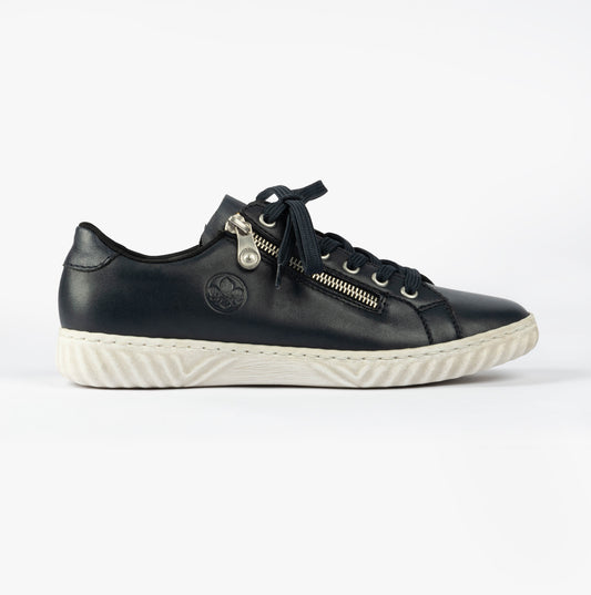 Rieker N0900 Womens Casual Shoes Blue