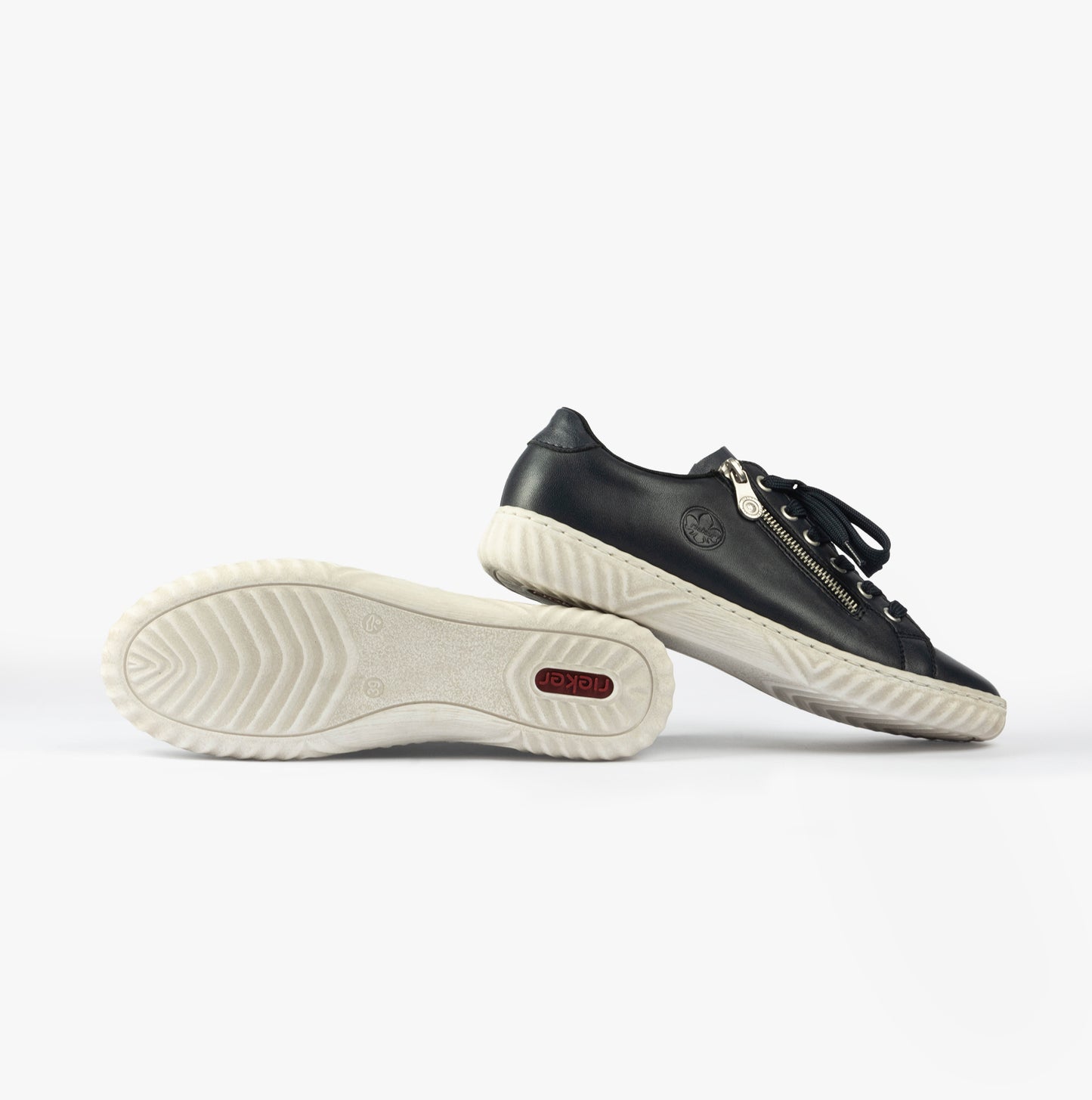 Rieker N0900 Womens Casual Shoes Blue