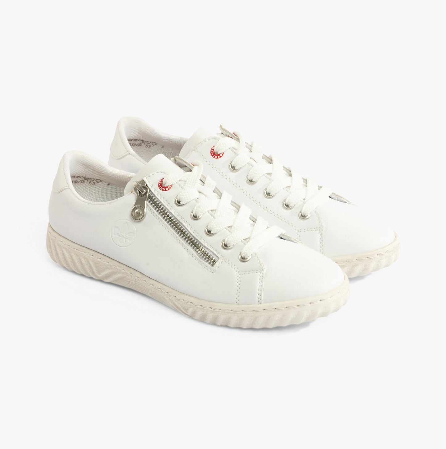 Rieker N0900 Womens Casual Shoes White
