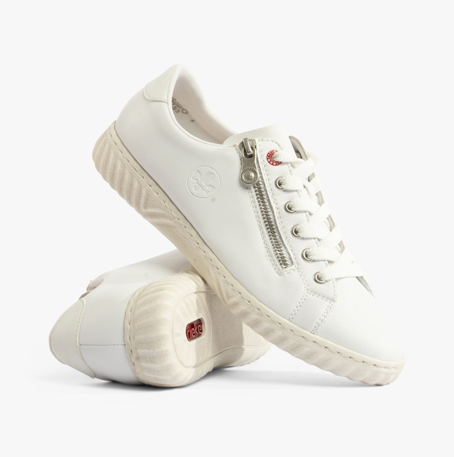 Rieker N0900 Womens Casual Shoes White