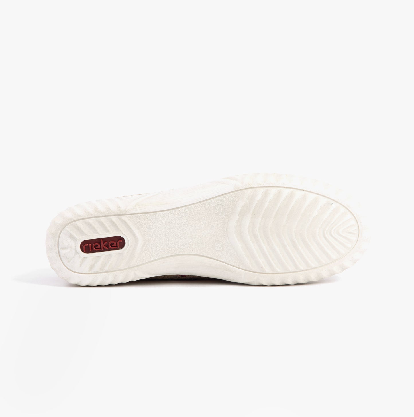 Rieker N0902 Womens Casual Trainers Beige