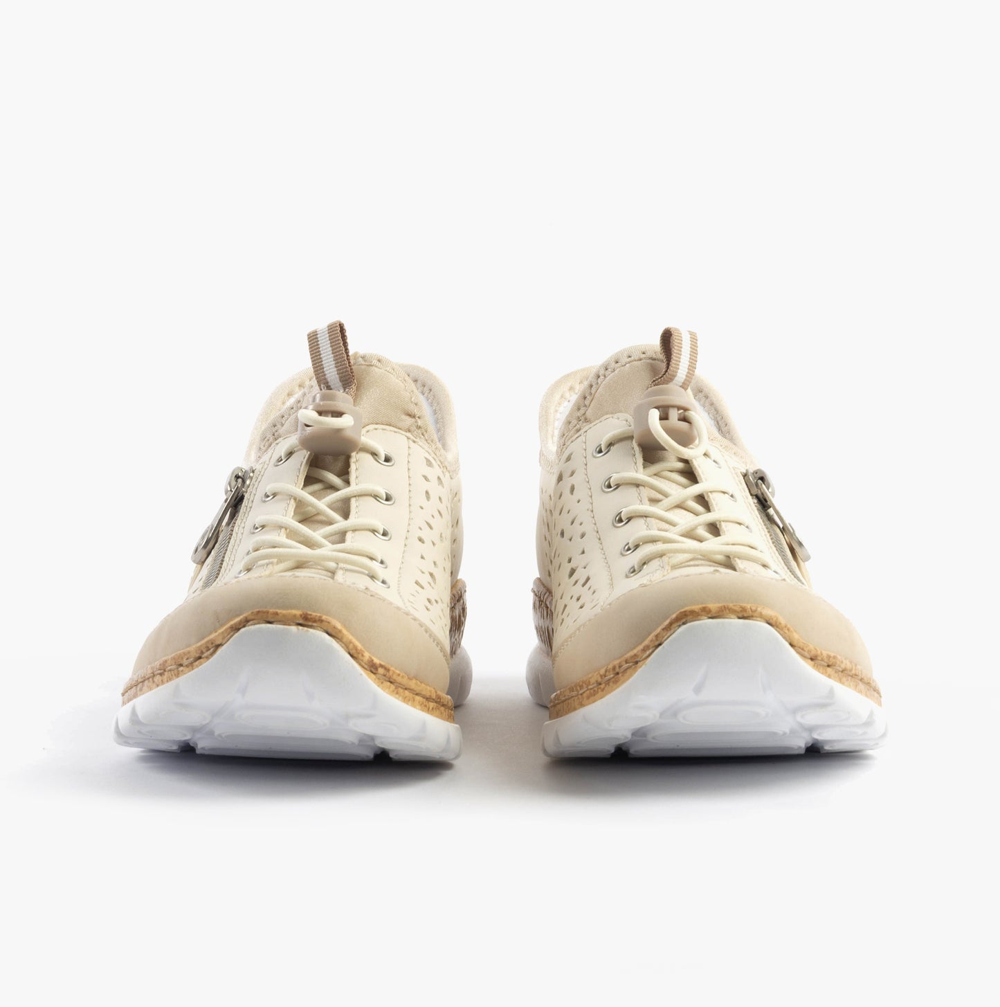 Rieker N42V3 Womens Casual Shoes Beige