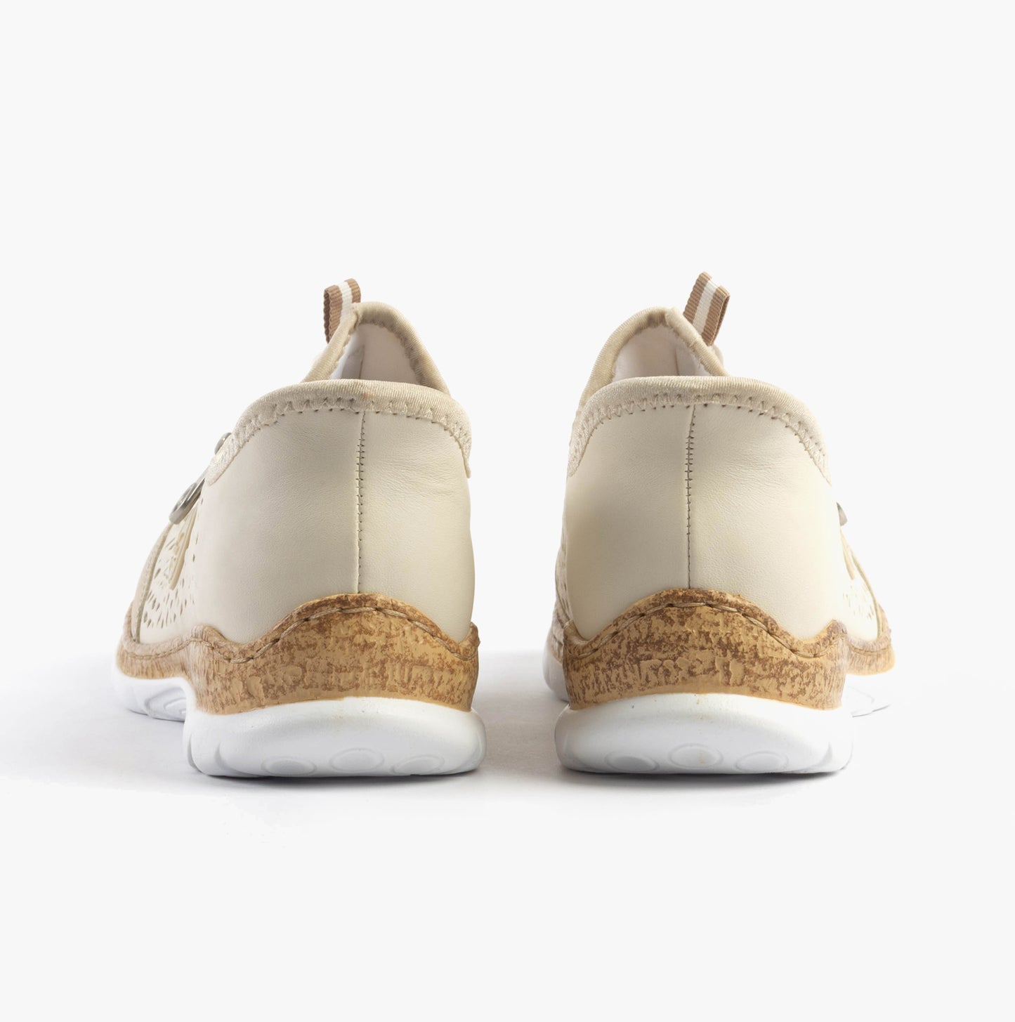 Rieker N42V3 Womens Casual Shoes Beige