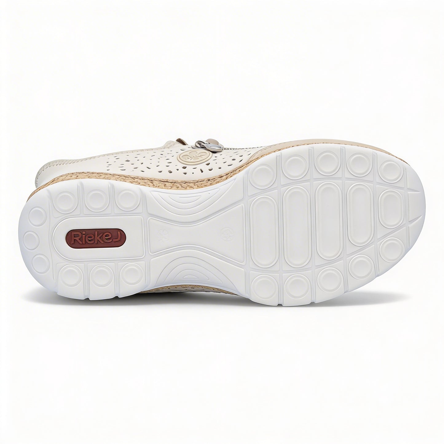 Rieker N42V3 Womens Casual Shoes Beige