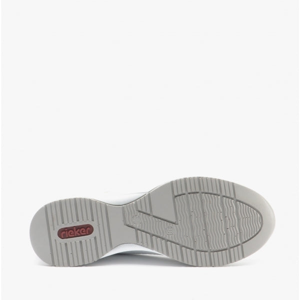 Rieker N4322 Womens Casual Trainers White