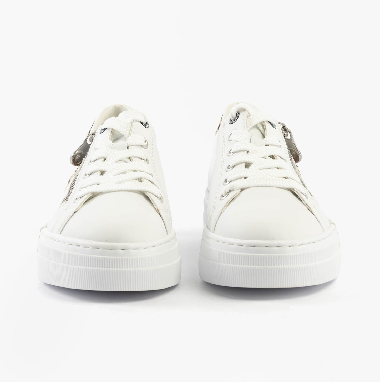Rieker N4924-81 Womens Shoes White Combination