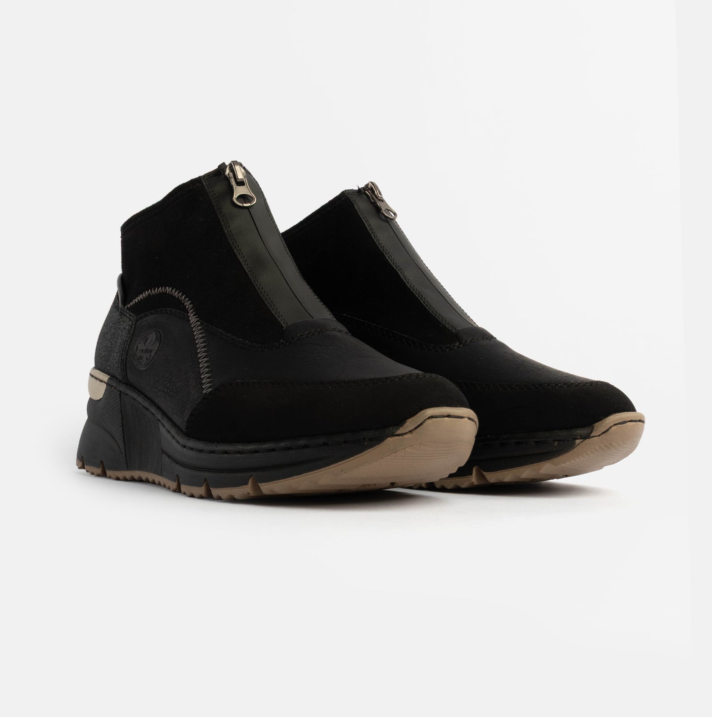 Rieker N6361-00 Womens Boots Black