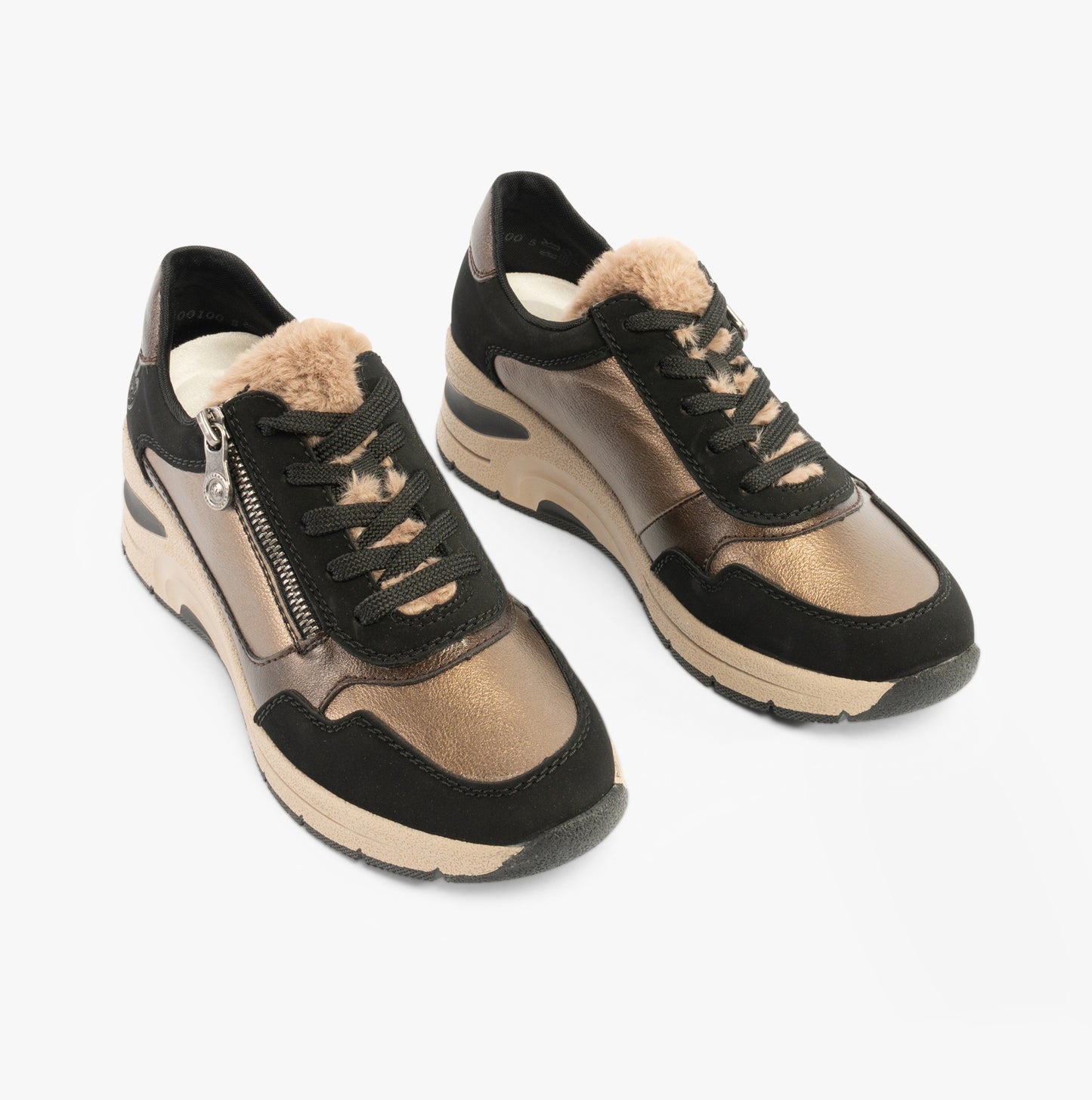 N9301-90 Womens Trainers Beige