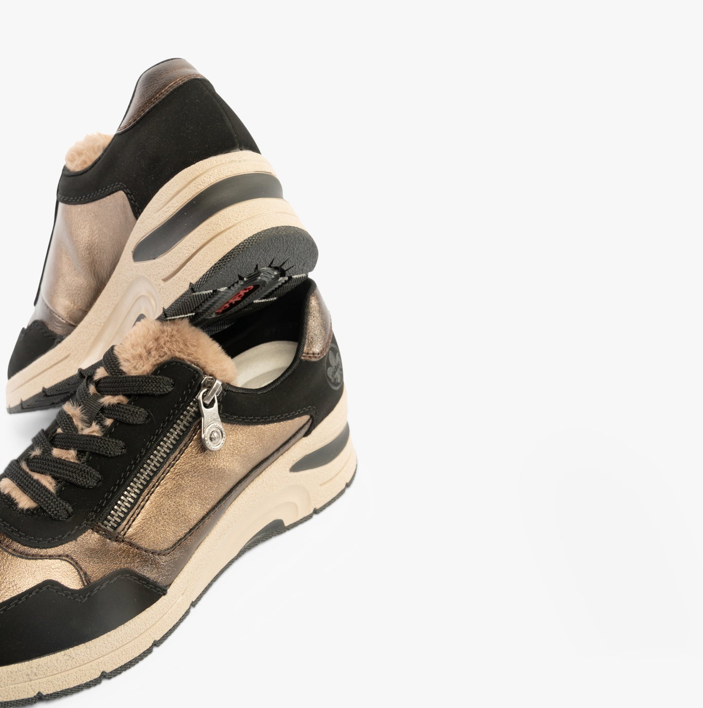 N9301-90 Womens Trainers Beige