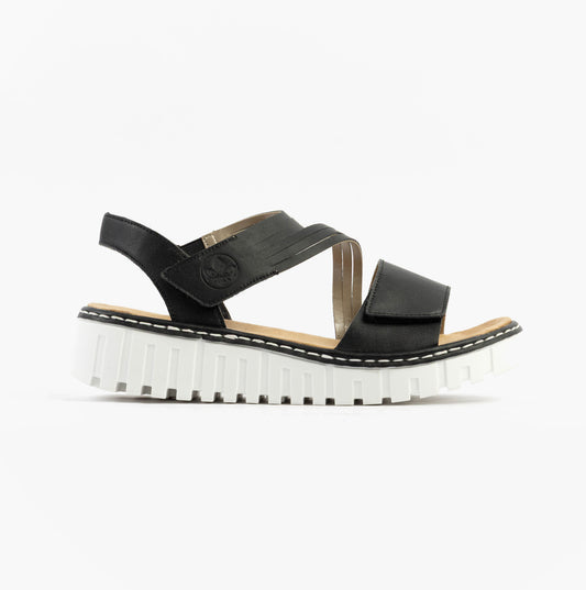 V1364-00 Womens Sandals Black