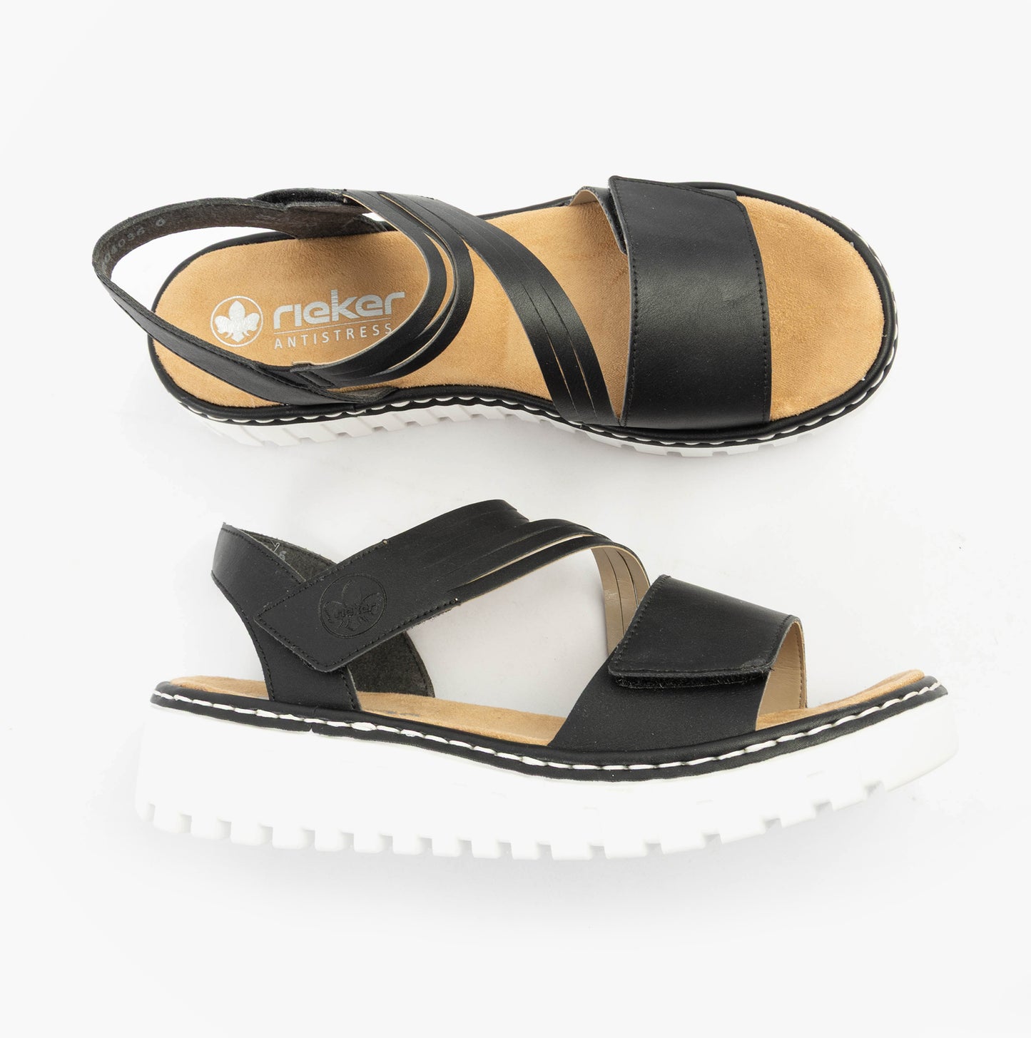 V1364-00 Womens Sandals Black