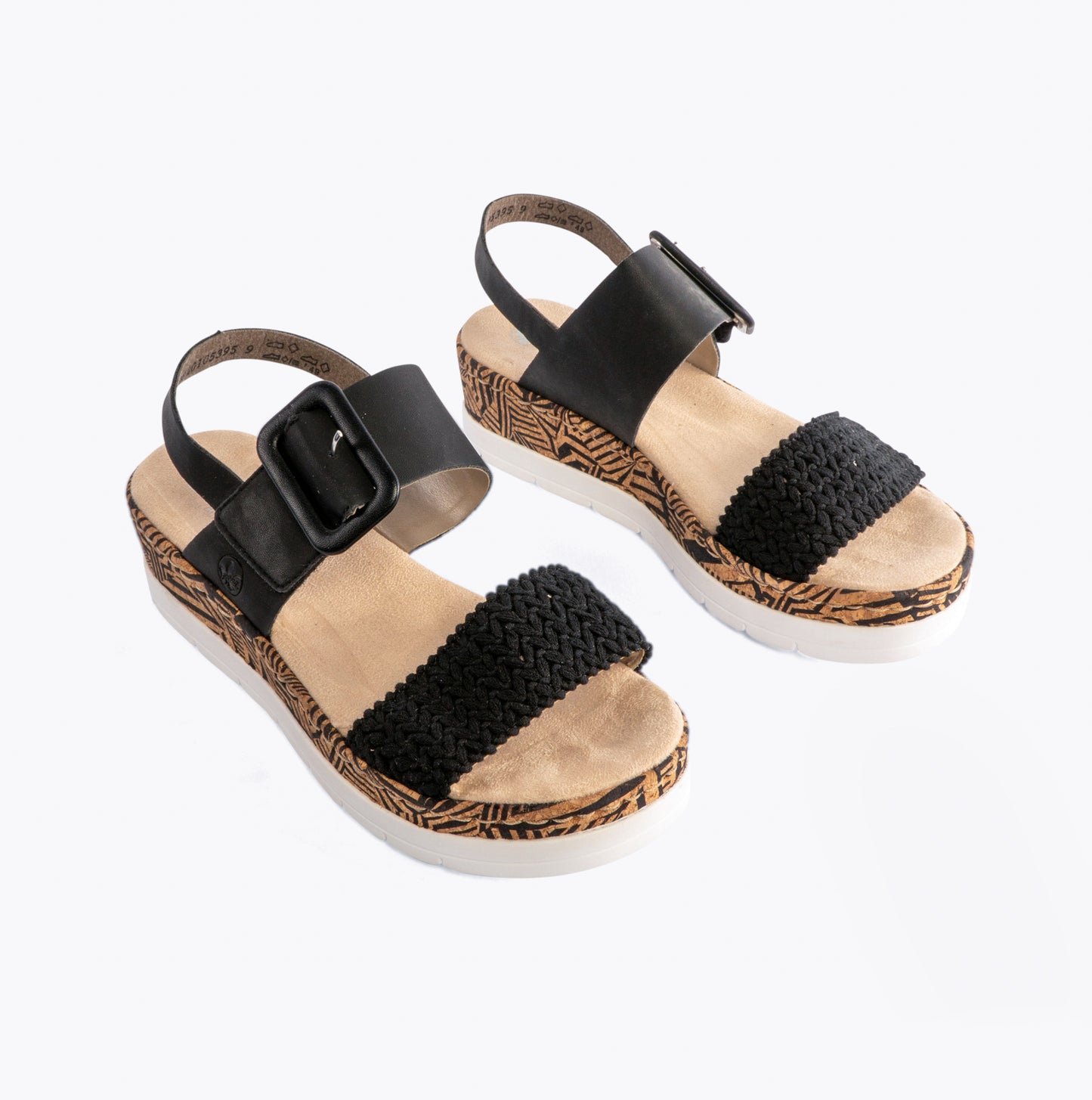 V3950-00 Womens Sandals Black
