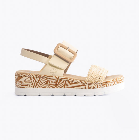 V3950-61 Womens Sandals Beige