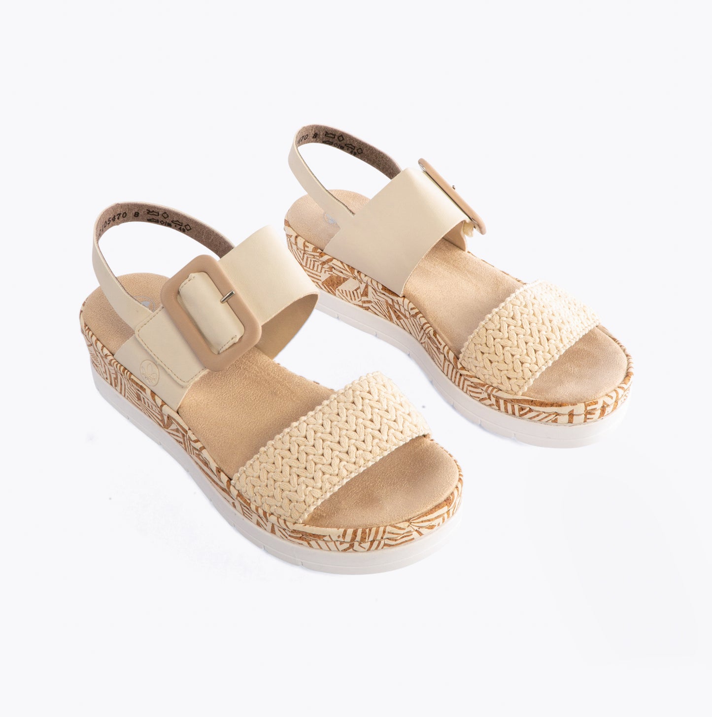 V3950-61 Womens Sandals Beige