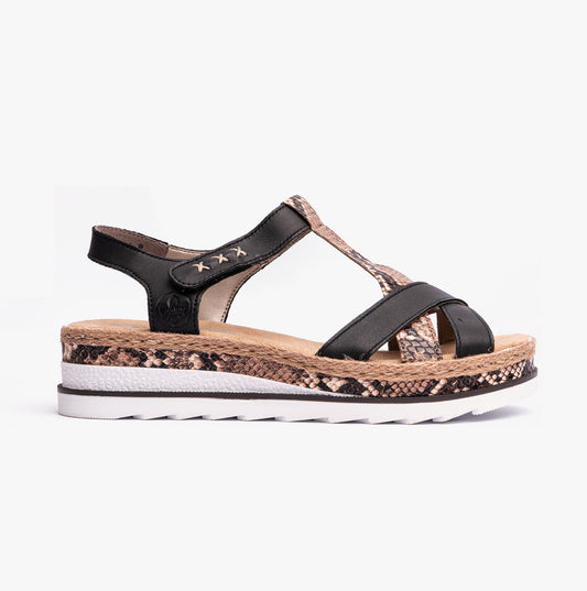V7919-00 Womens Sandals Black