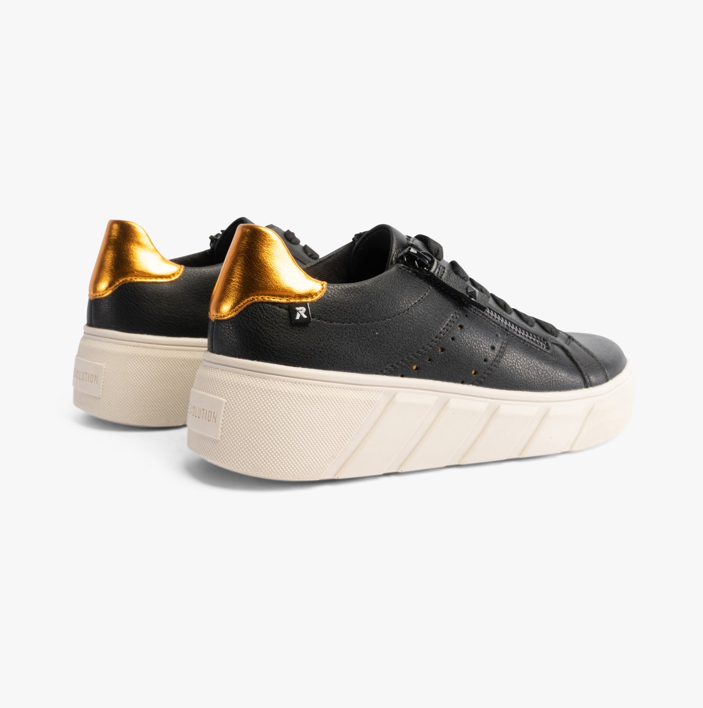 Rieker W0505-01 Womens Shoes Black