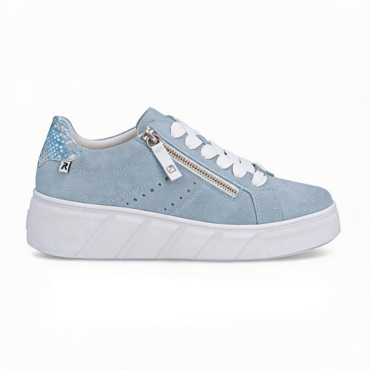 Rieker CARLA Ladies Casual Trainers Blue