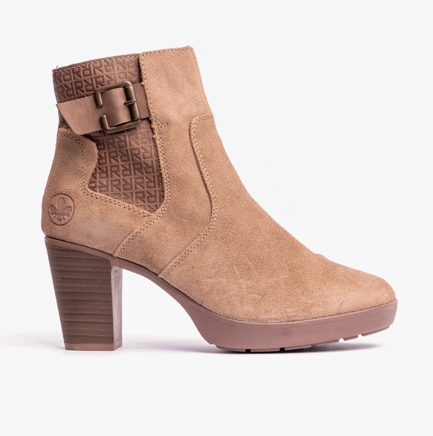 Y2252-64 Womens Ankle Boots Beige