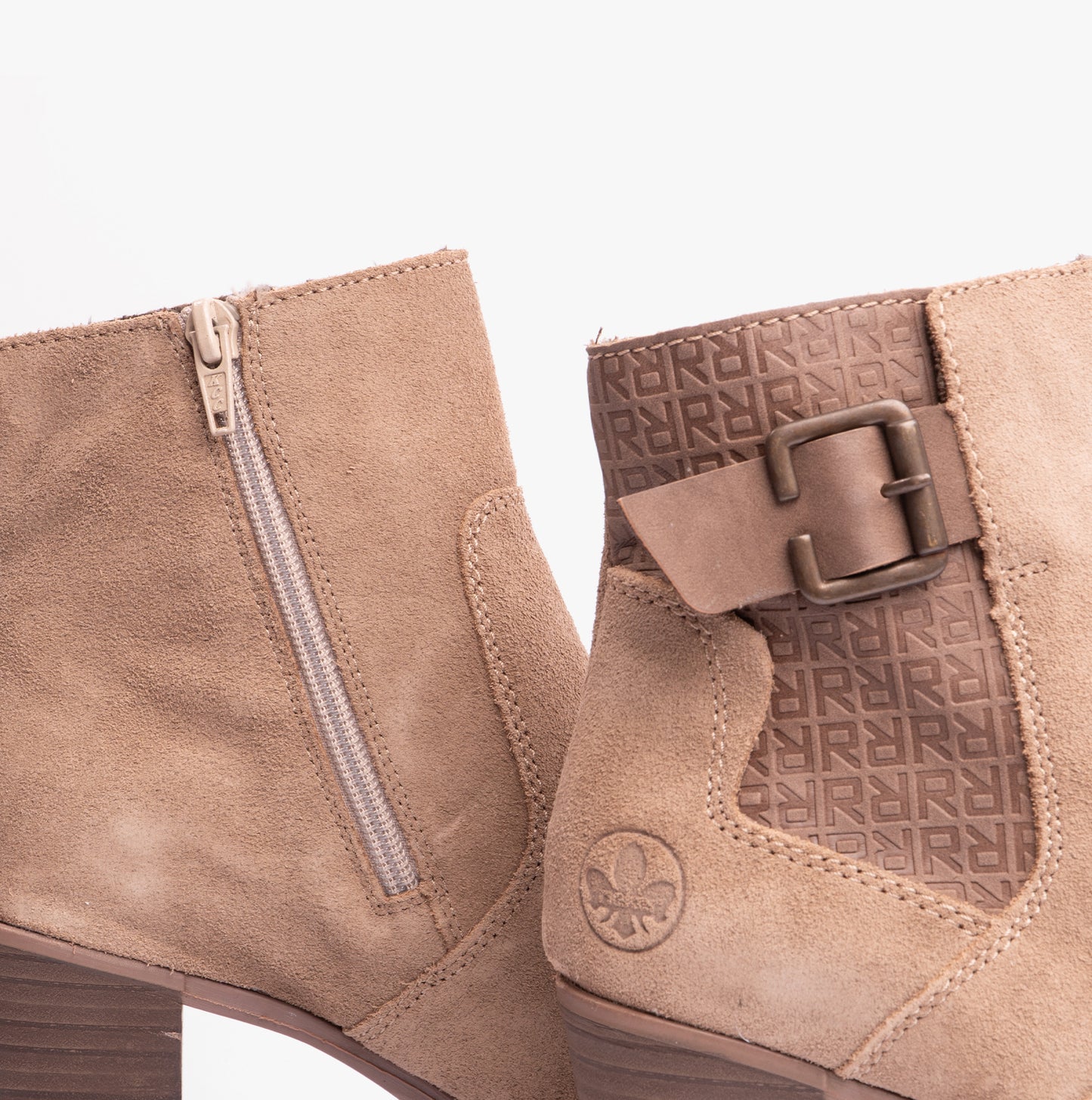 Y2252-64 Womens Ankle Boots Beige