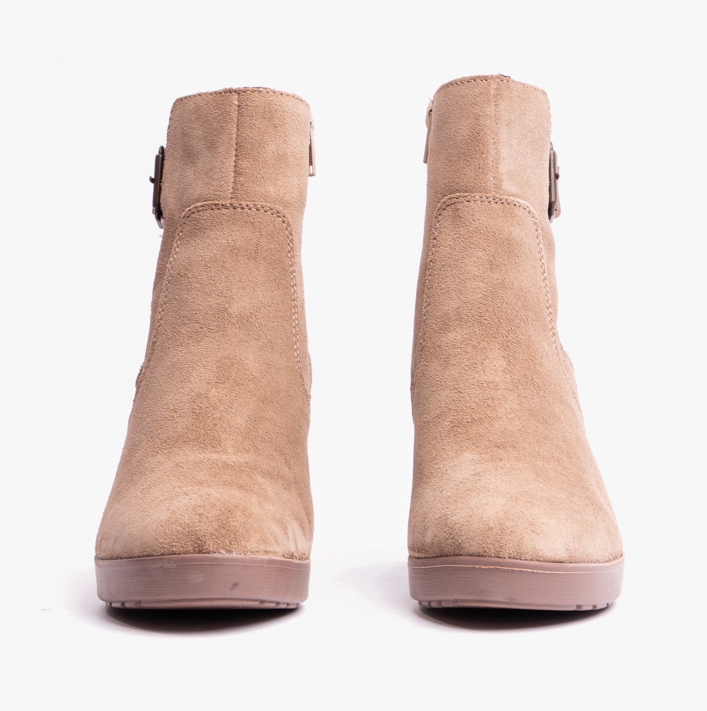 Y2252-64 Womens Ankle Boots Beige
