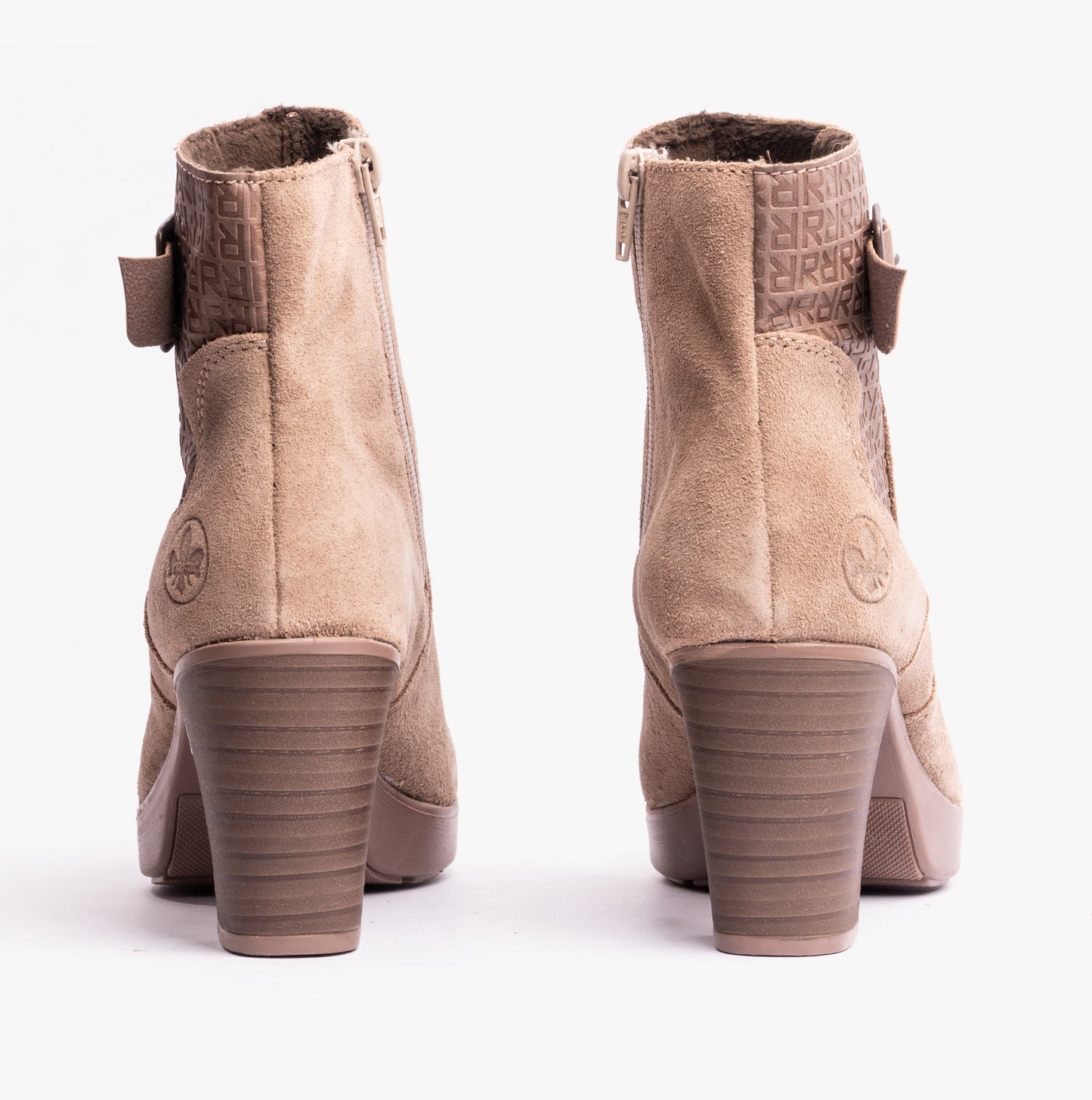 Y2252-64 Womens Ankle Boots Beige
